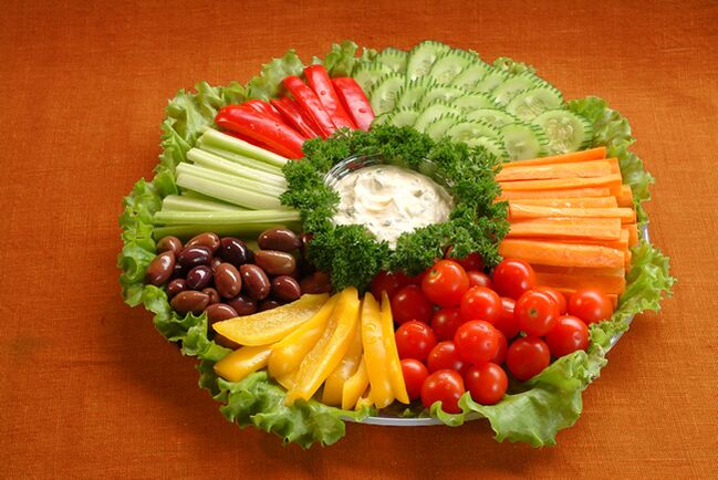 Gemüse zur Gewichtsreduktion um 10 kg pro Monat