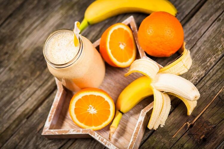 Bananen-Orangen-Smoothie zum Abnehmen