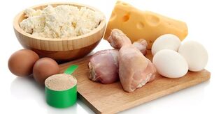 Beispiel Protein Diät-Menü zur Gewichtsreduktion